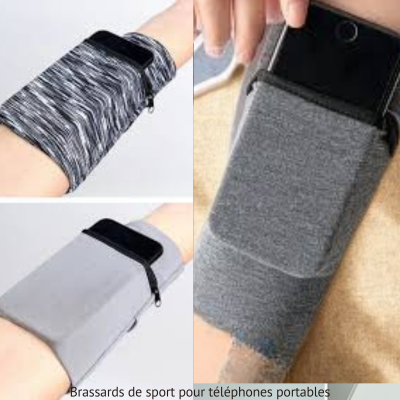 Brassard Sport pour Téléphone - Compatible avec Tous les Modèles