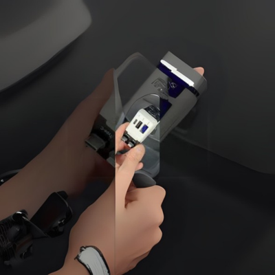 Chargeur de Voiture avec Extension Câble - Recharge Rapide & Flexible pour Téléphones