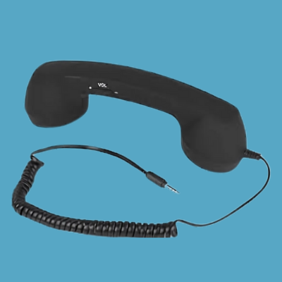 Casque Téléphonique Rétro pour Smartphone 🎧 – Connecteur 3.5mm