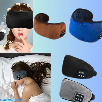 Masque de Sommeil avec Casque Audio Intégré - Relaxation & Musique