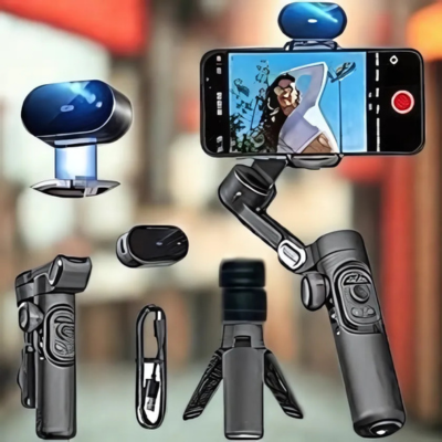 Stabilisateur Smartphone - Gimbal 3-Axis pour Vidéos Fluides 🎥📱