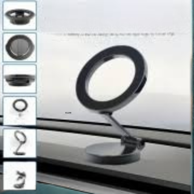 Support de téléphone magnétique pliant pour voiture compatible
