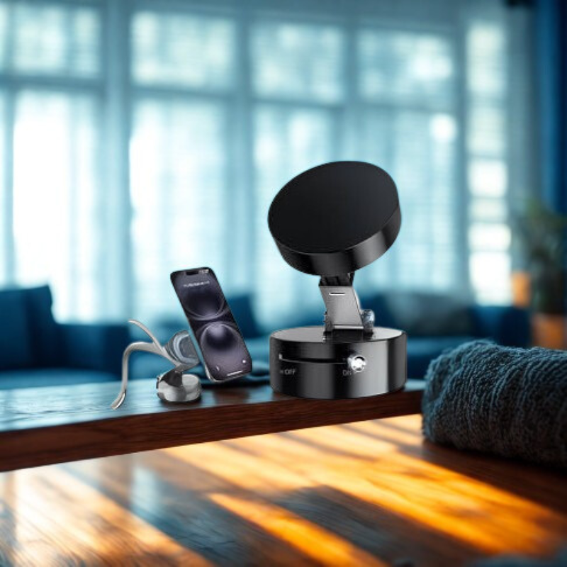 Support Téléphone Pliant Auto-Adhésif pour Bureau Organisé