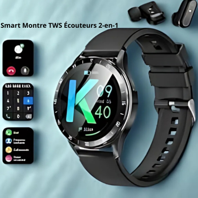 Montre Connectée 2 en 1 - Suivi Fitness, Notifications & Plus
