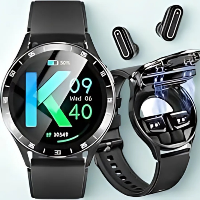 Montre Connectée 2 en 1 - Suivi Fitness, Notifications & Plus