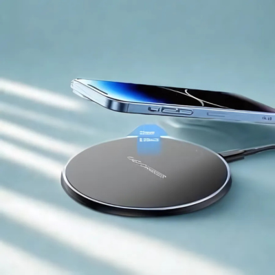 Chargeur Sans Fil Qi pour iPhone - Station de Charge Circulaire