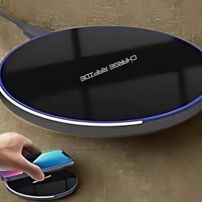 Chargeur Sans Fil Qi pour iPhone - Station de Charge Circulaire